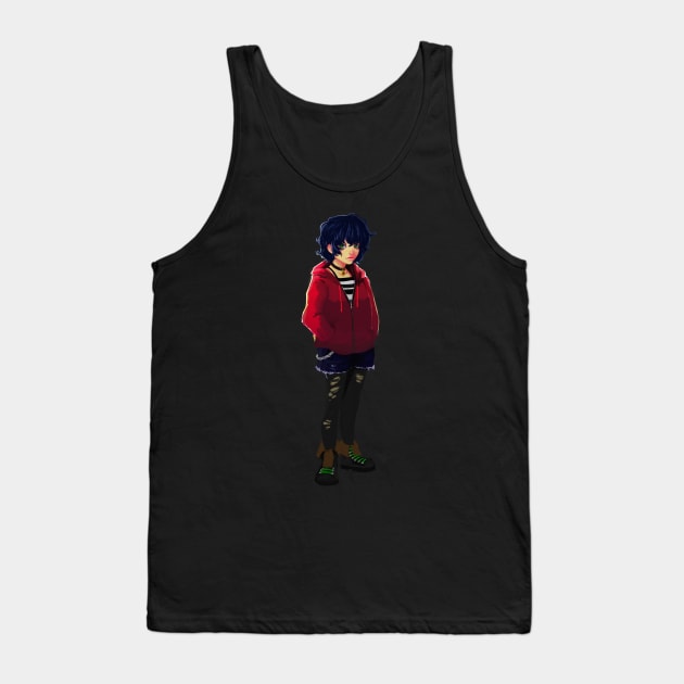 hood Tank Top by ArchiriUsagi